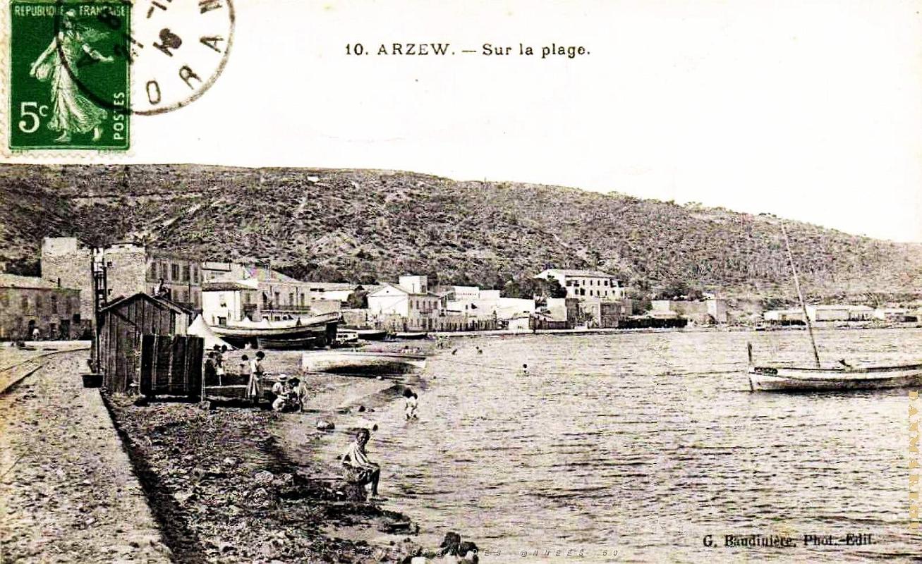 2586- Arzew - Sur la Plage - 1916.jpg